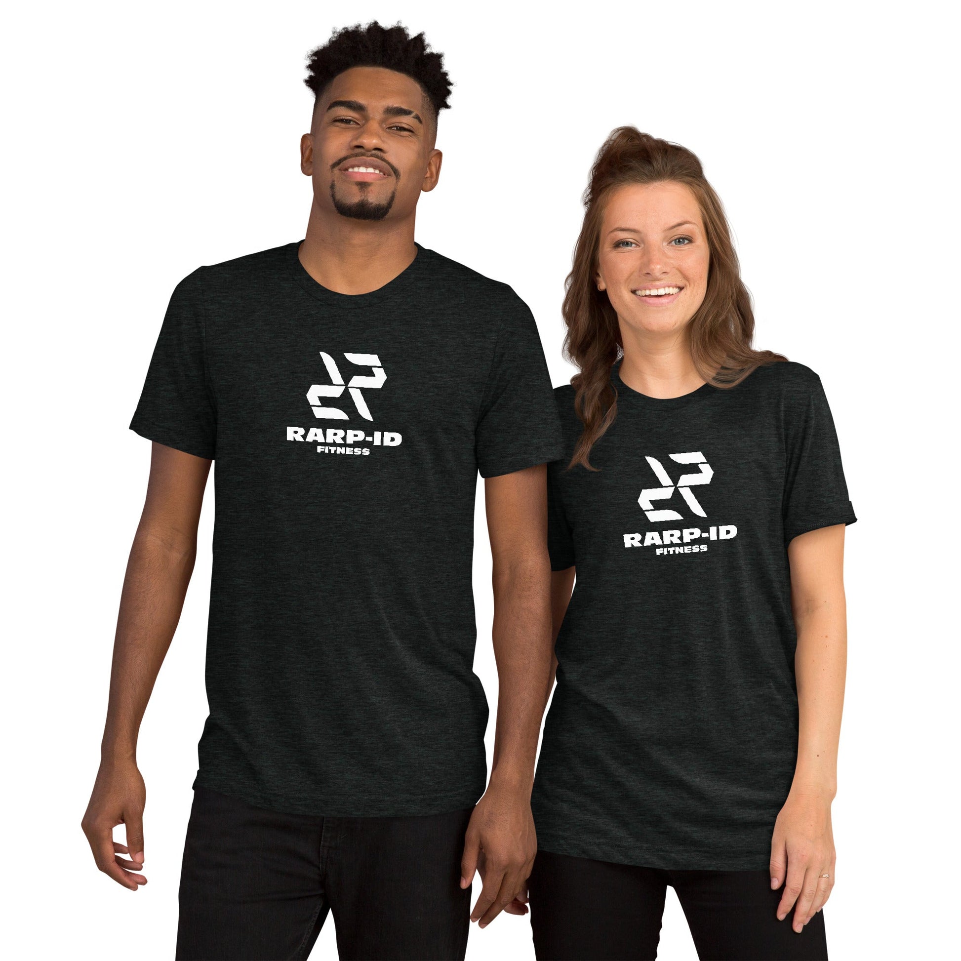 Short sleeve T-Shirt - Charcoal - Black Triblend - RARP - ID Fitness