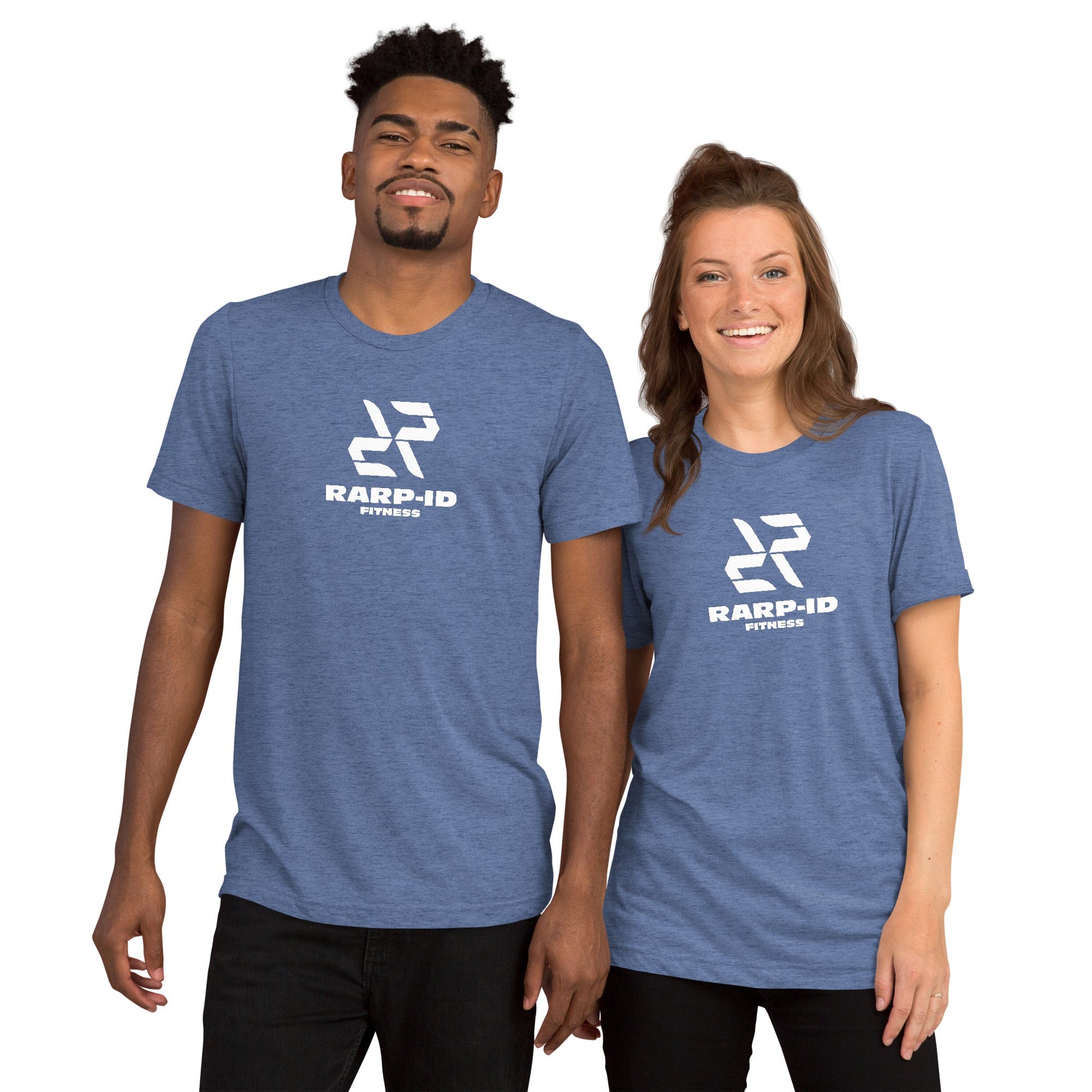Short sleeve T-Shirt - Blue Triblend - RARP - ID Fitness