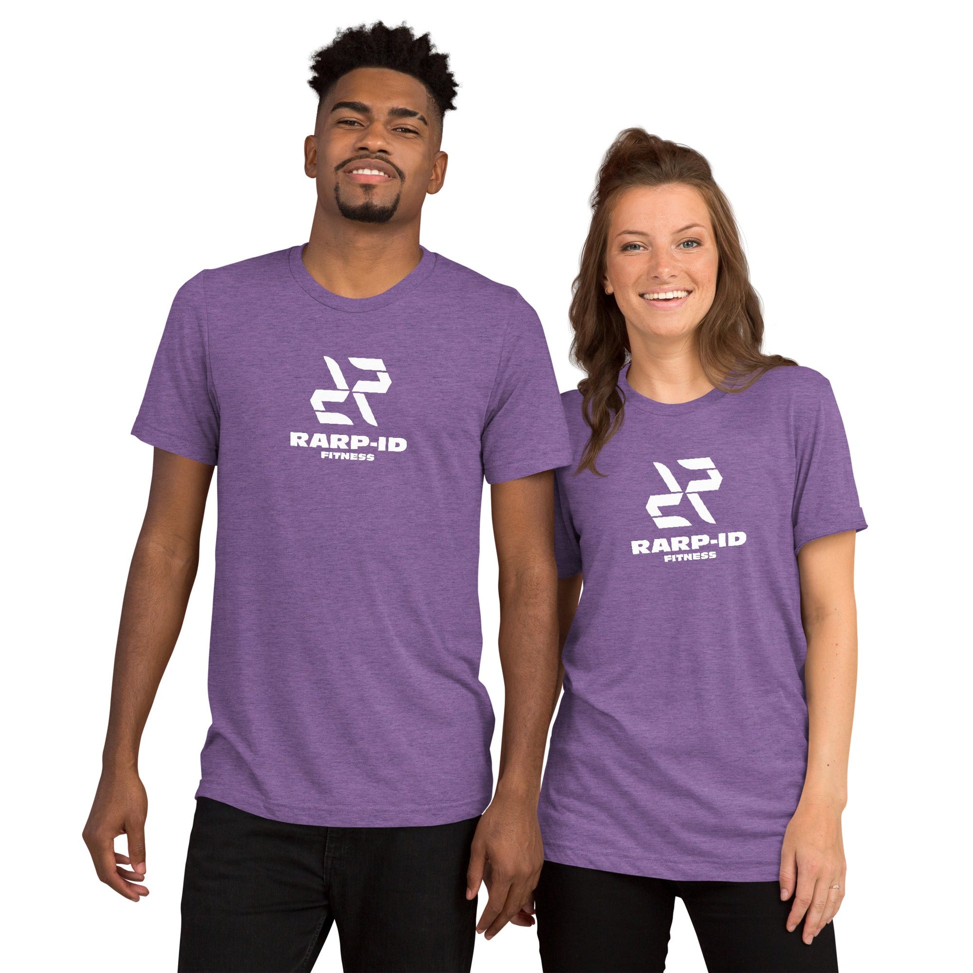 Short sleeve T-Shirt - Purple Triblend - RARP - ID Fitness