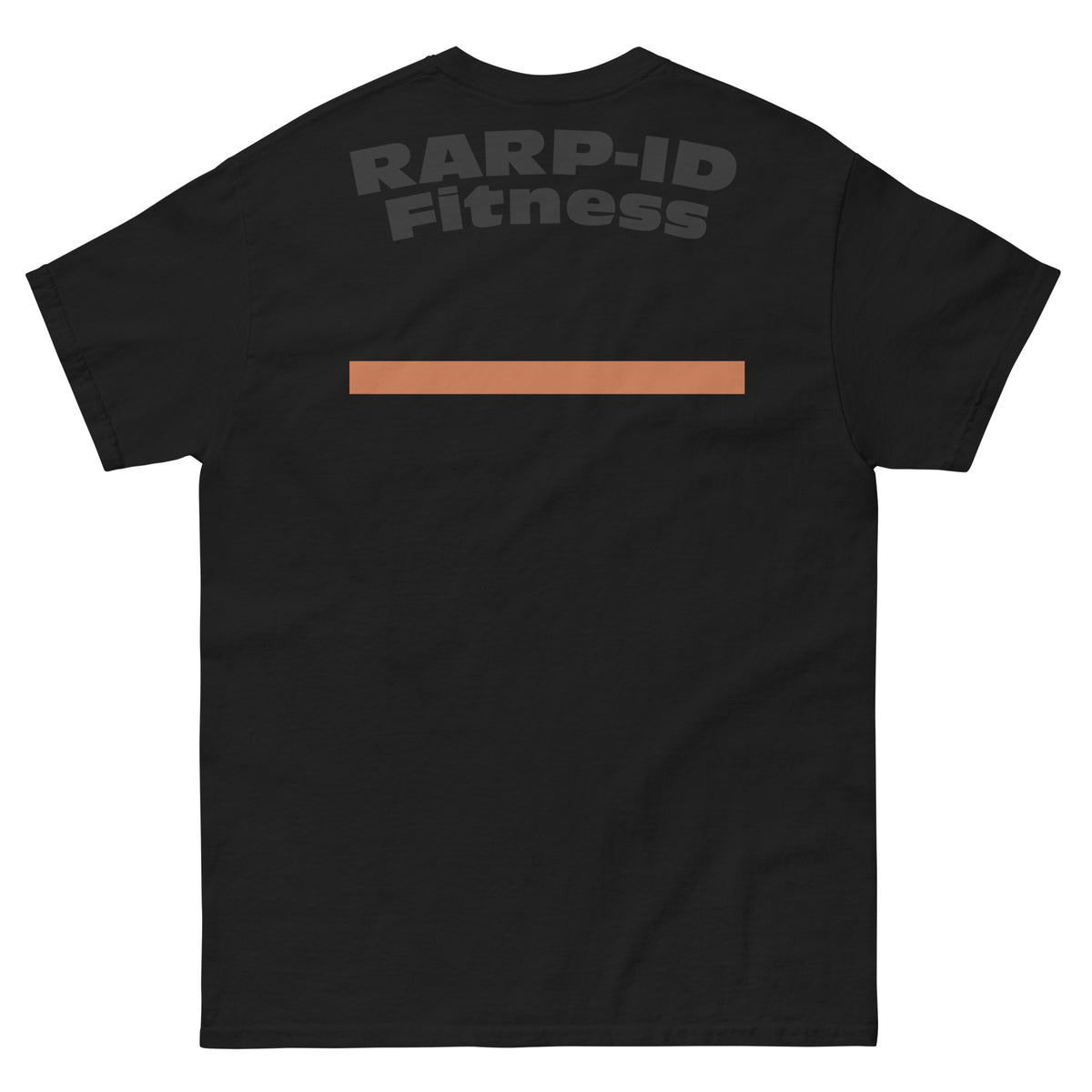 RARP-ID Unisex Classic Tee in Black Terracotta – back view