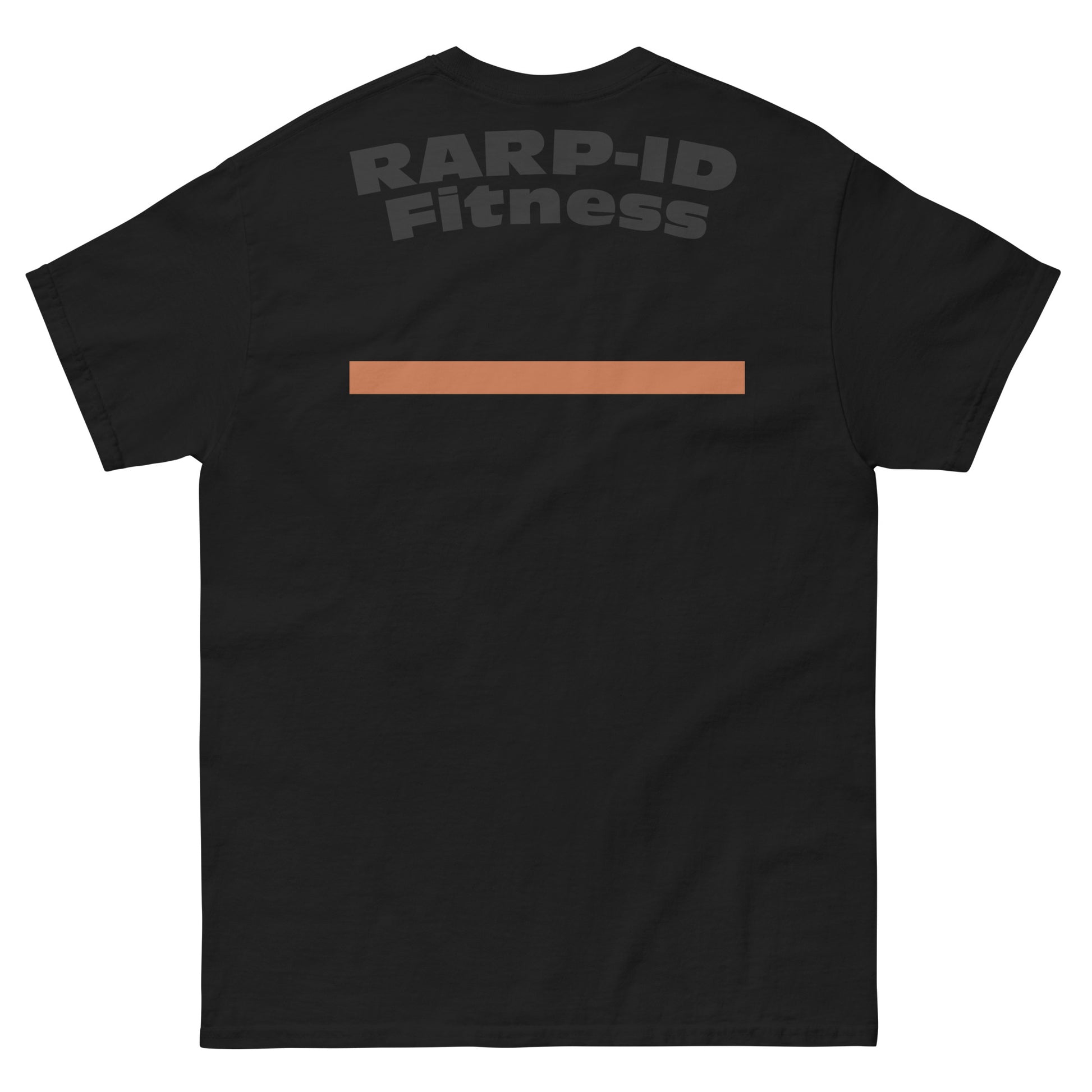 RARP-ID Unisex Classic Tee in Black Terracotta – back view