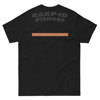 RARP-ID Unisex Classic Tee in Black Terracotta – back view
