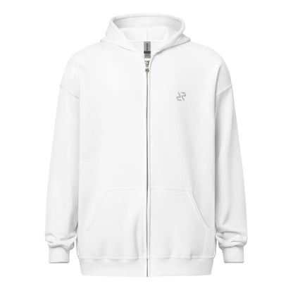 Unisex heavy blend zip hoodie - White Logo My Store