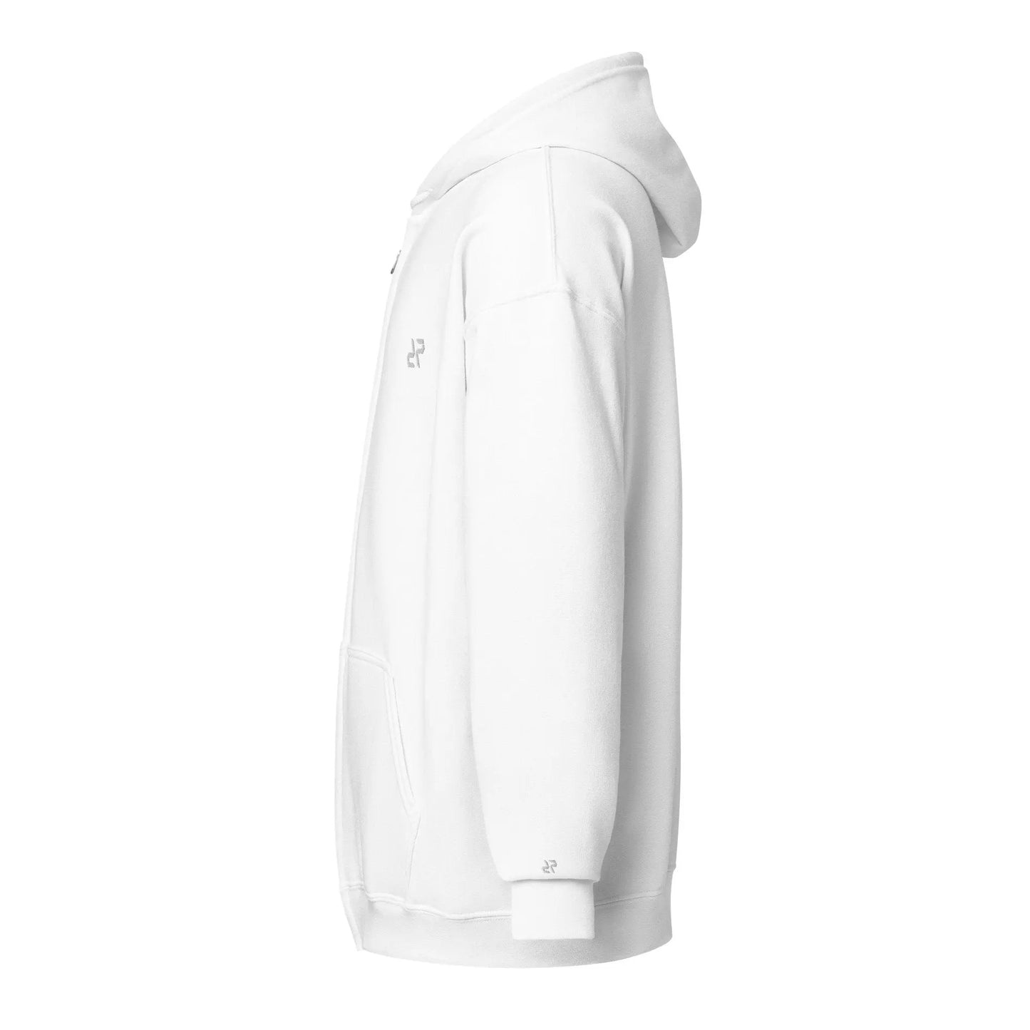 Unisex heavy blend zip hoodie - White Logo My Store