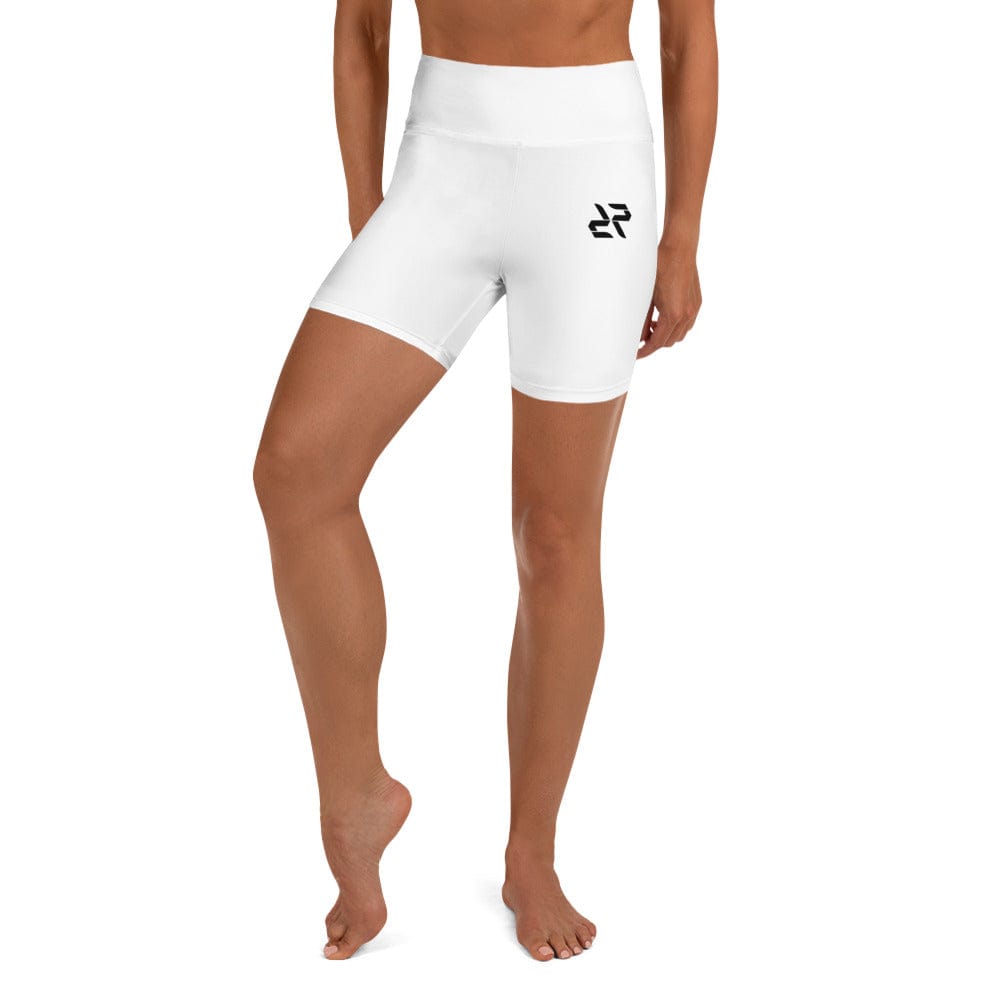 White Yoga Shorts – Clean Look. Sculpted Fit. - RARP - ID Fitness